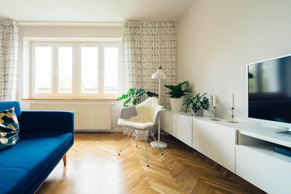 Bright tiny living area